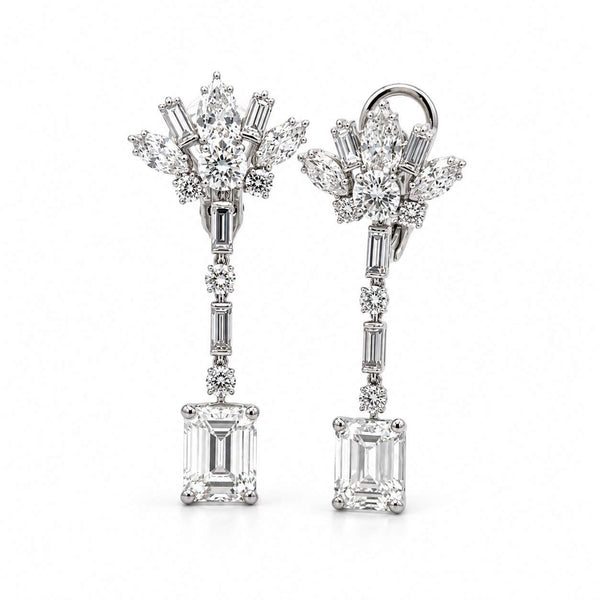 Diamond Hanging Earrings