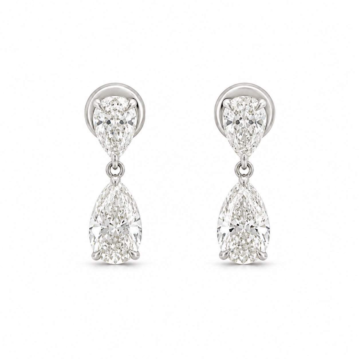 Diamond Dangle Earrings