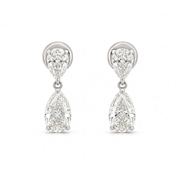 Diamond Dangle Earrings