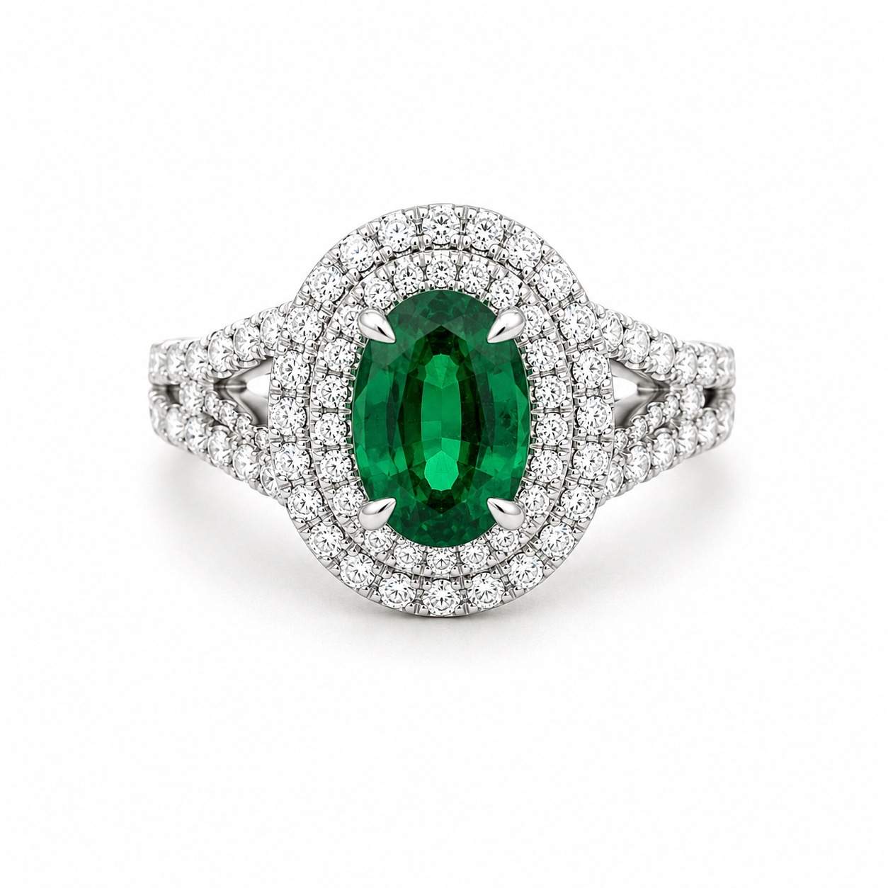 Emerald & Diamond Ring