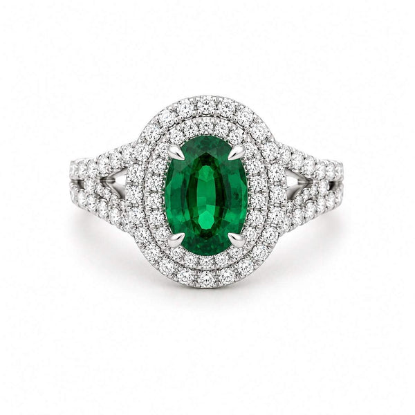 Emerald & Diamond Ring