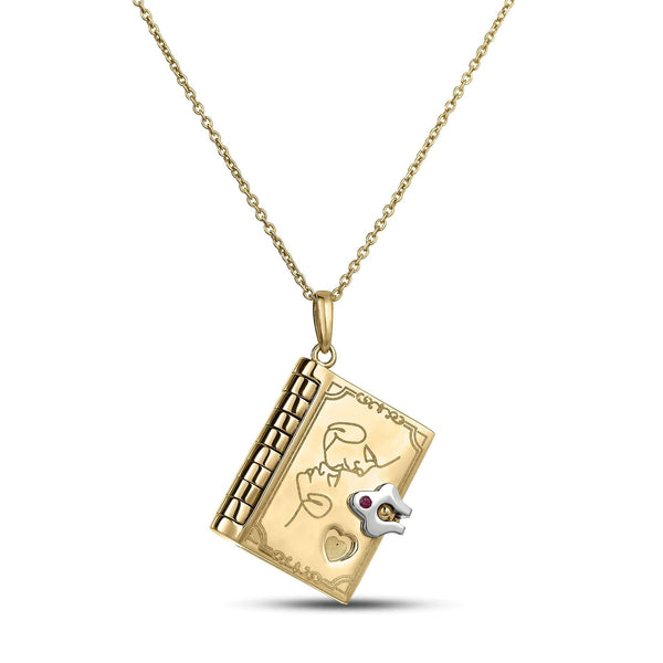 Roberto Coin Tiny Treasures Love Book Pendant Necklace
