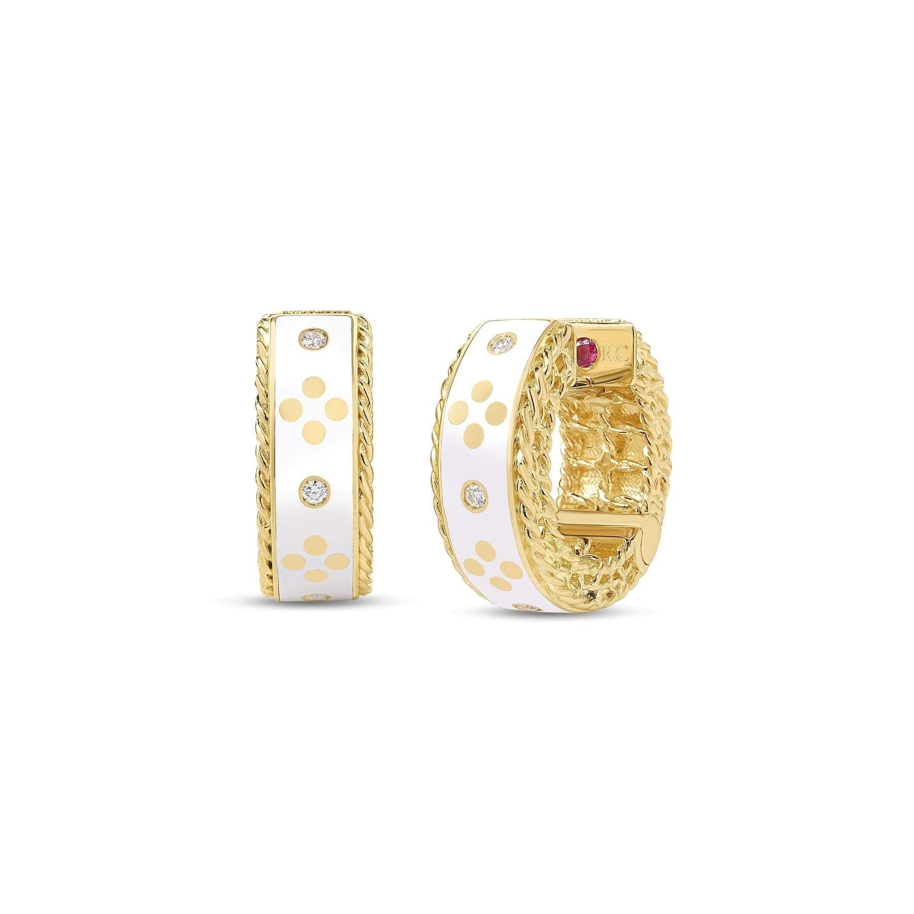 Roberto Coin Venetian Princess Hoop Earrings