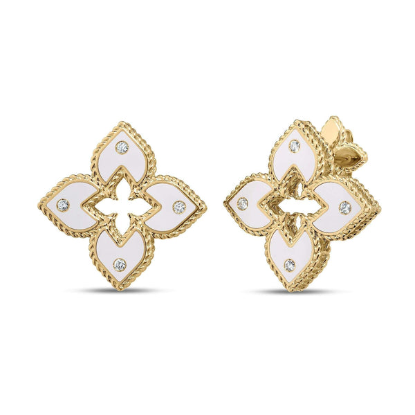 Roberto Coin Venetian Princess Flower Stud Earrings