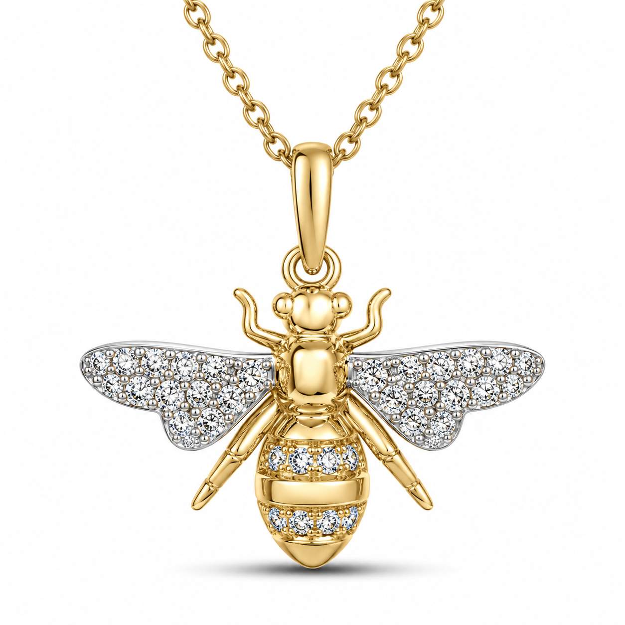 Roberto Coin Tiny Treasure Bumblebee Pendant Necklace