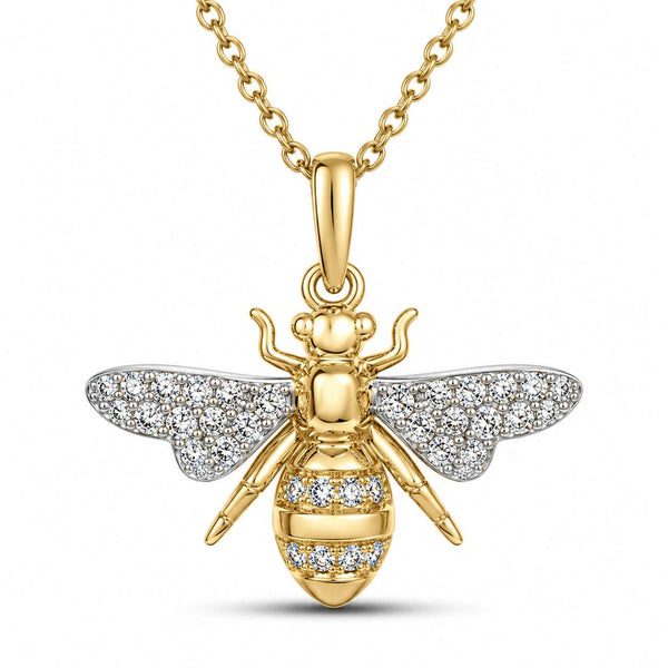 Roberto Coin Tiny Treasure Bumblebee Pendant Necklace