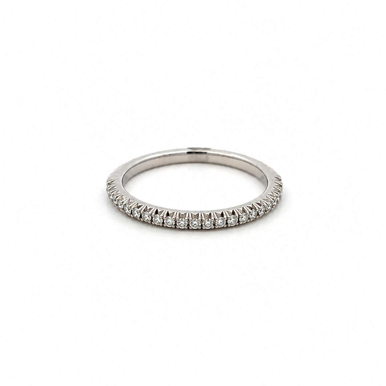 Diamond Half-Eternity Wedding Band