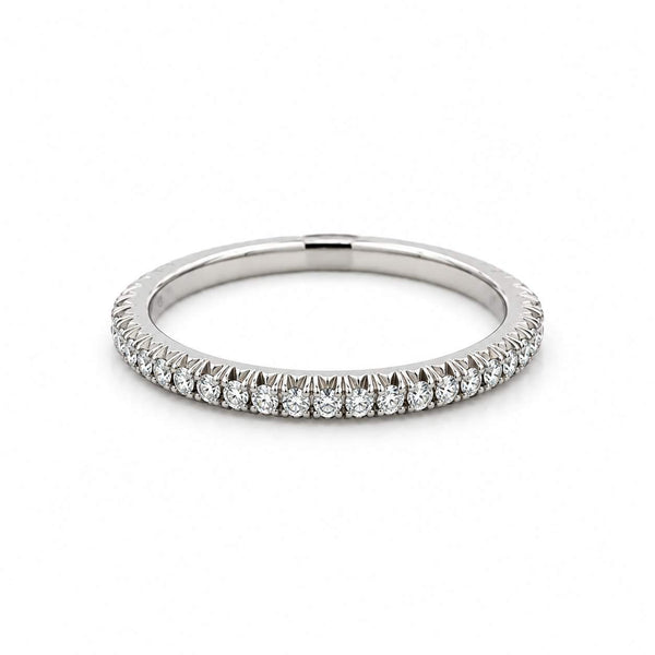 Diamond Half-Eternity Wedding Band