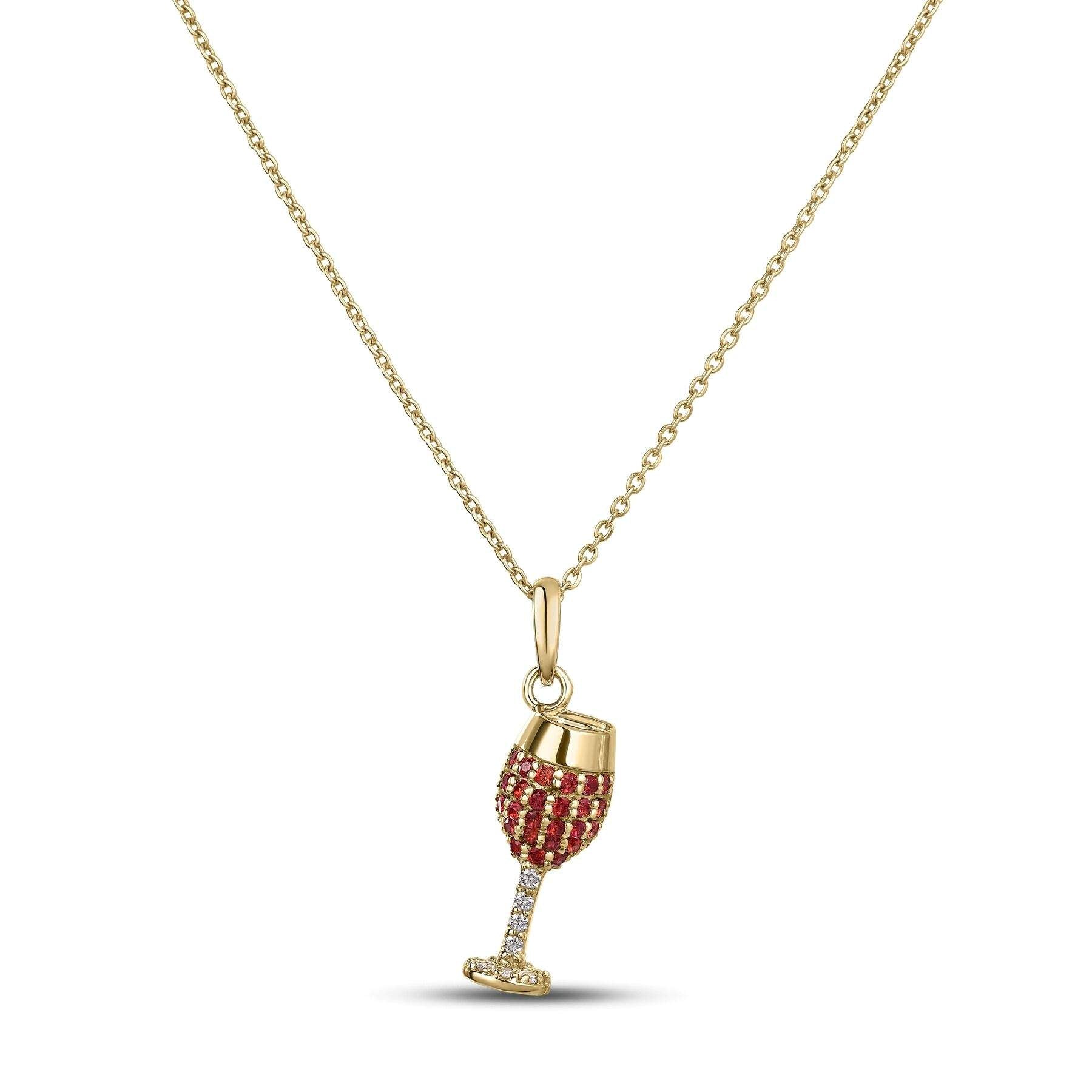 Roberto Coin Wine Glass Pendant Necklace