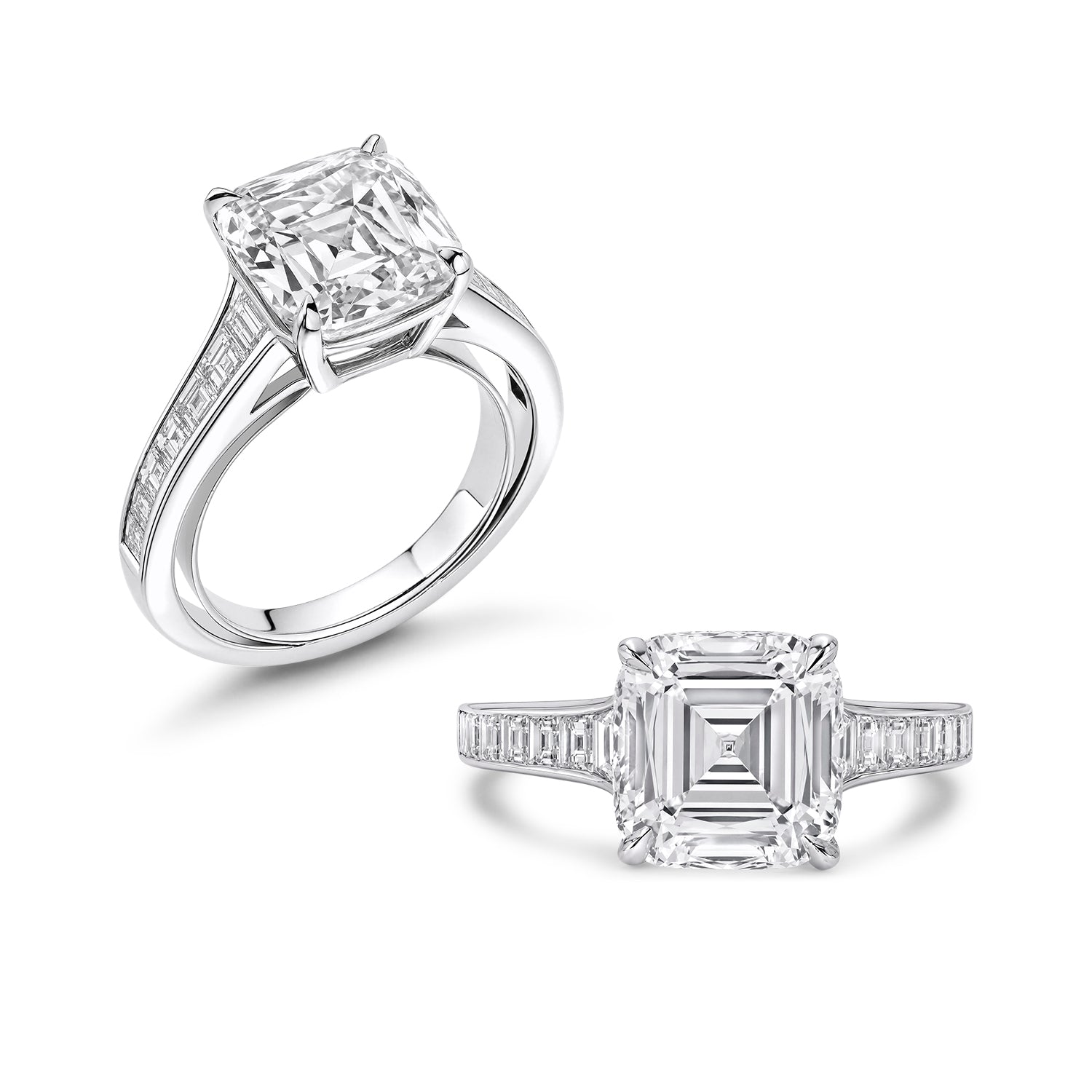Tiffany & Co. "Legacy" Cushion  Cut Diamond Engagement Ring