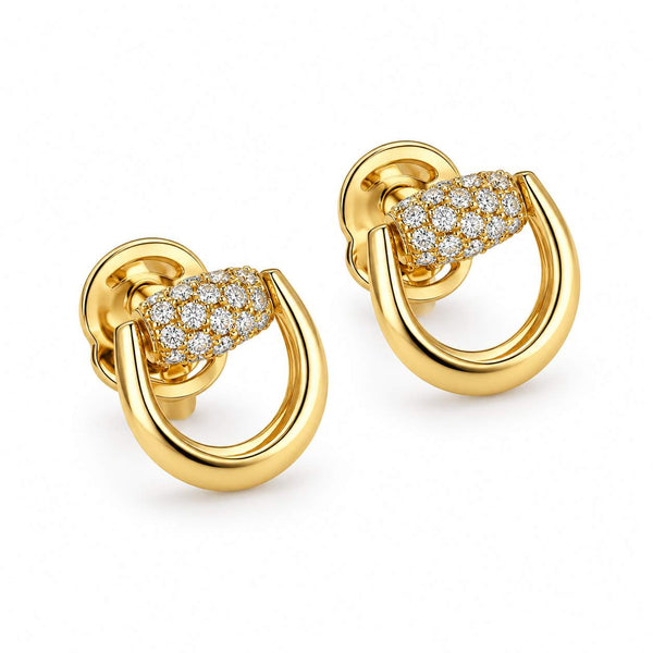 Gucci Horsebit Stud Earrings