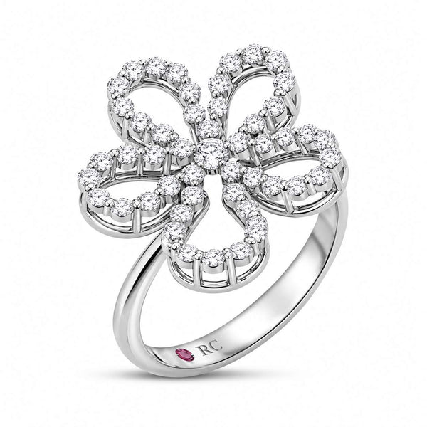 Roberto Coin Jasmine Flower Outline Ring