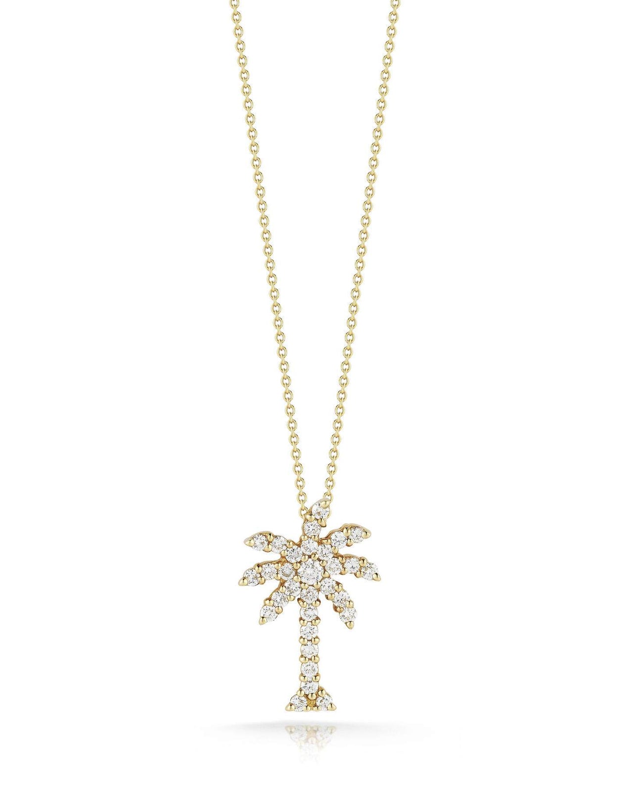 Roberto Coin Tiny Treasure Large Palm Tree Pendant Necklace
