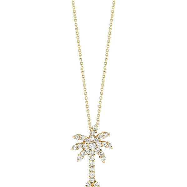 Roberto Coin Tiny Treasure Large Palm Tree Pendant Necklace