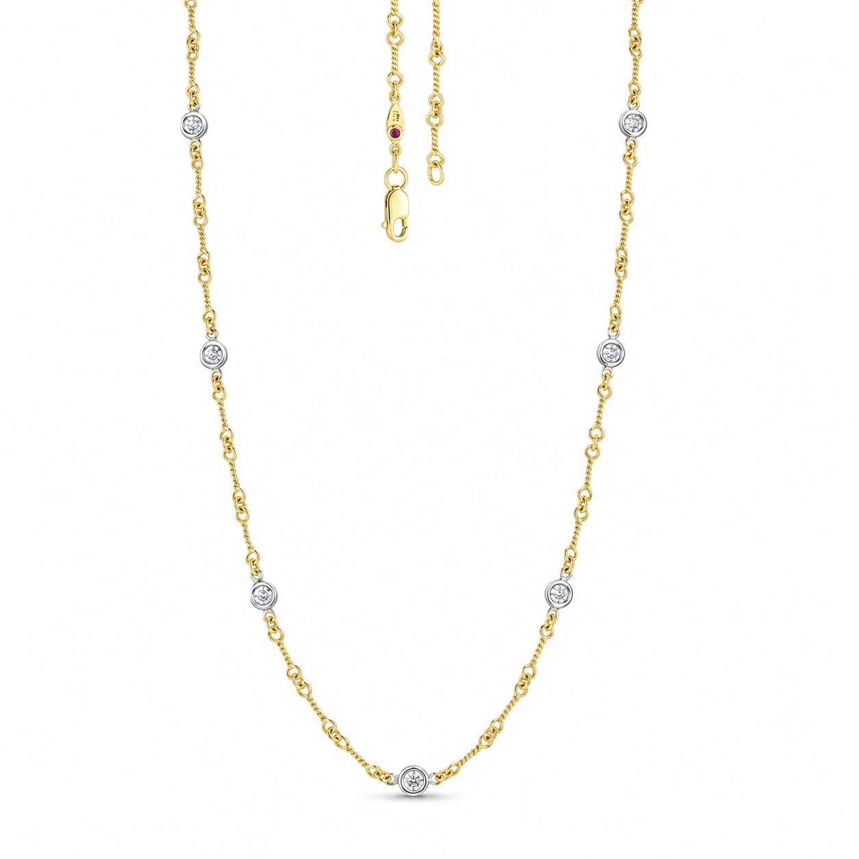 Roberto Coin By The Inch, 7 Station, Necklace