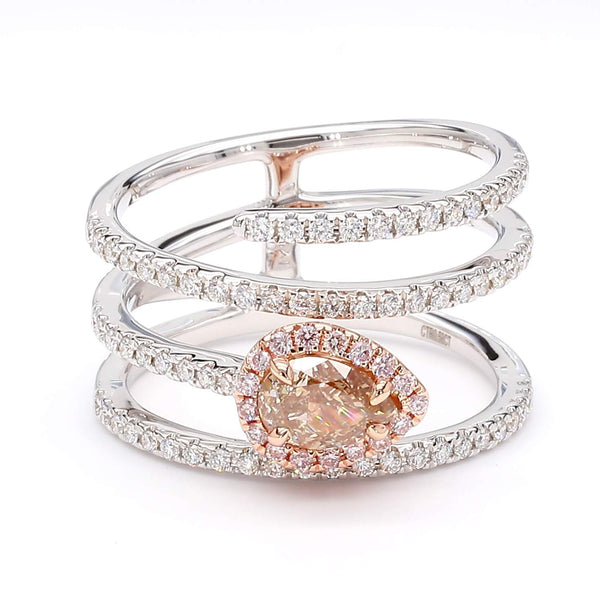 Pink Diamond Ring