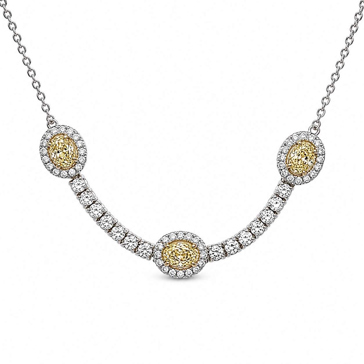 Yellow Diamond Necklace