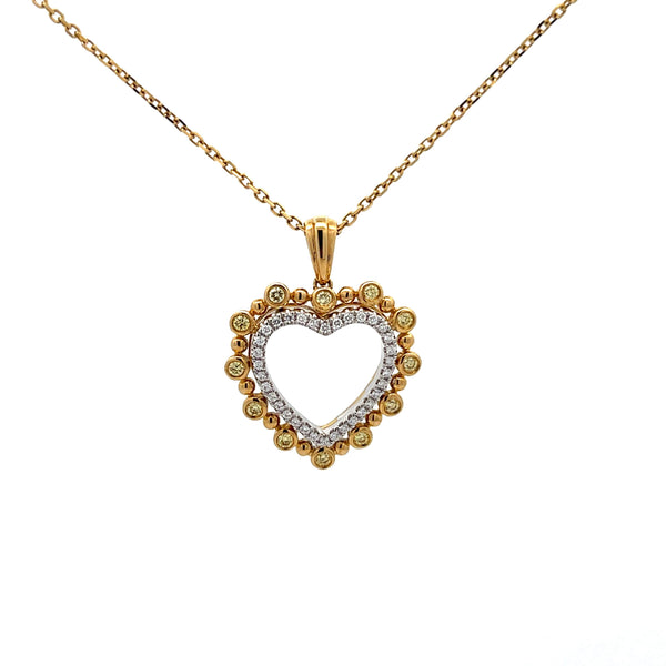Diamond Heart Shape Pendant