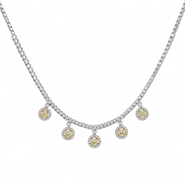 Yellow Diamond Necklace