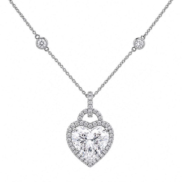 Diamond Heart Pendant Necklace