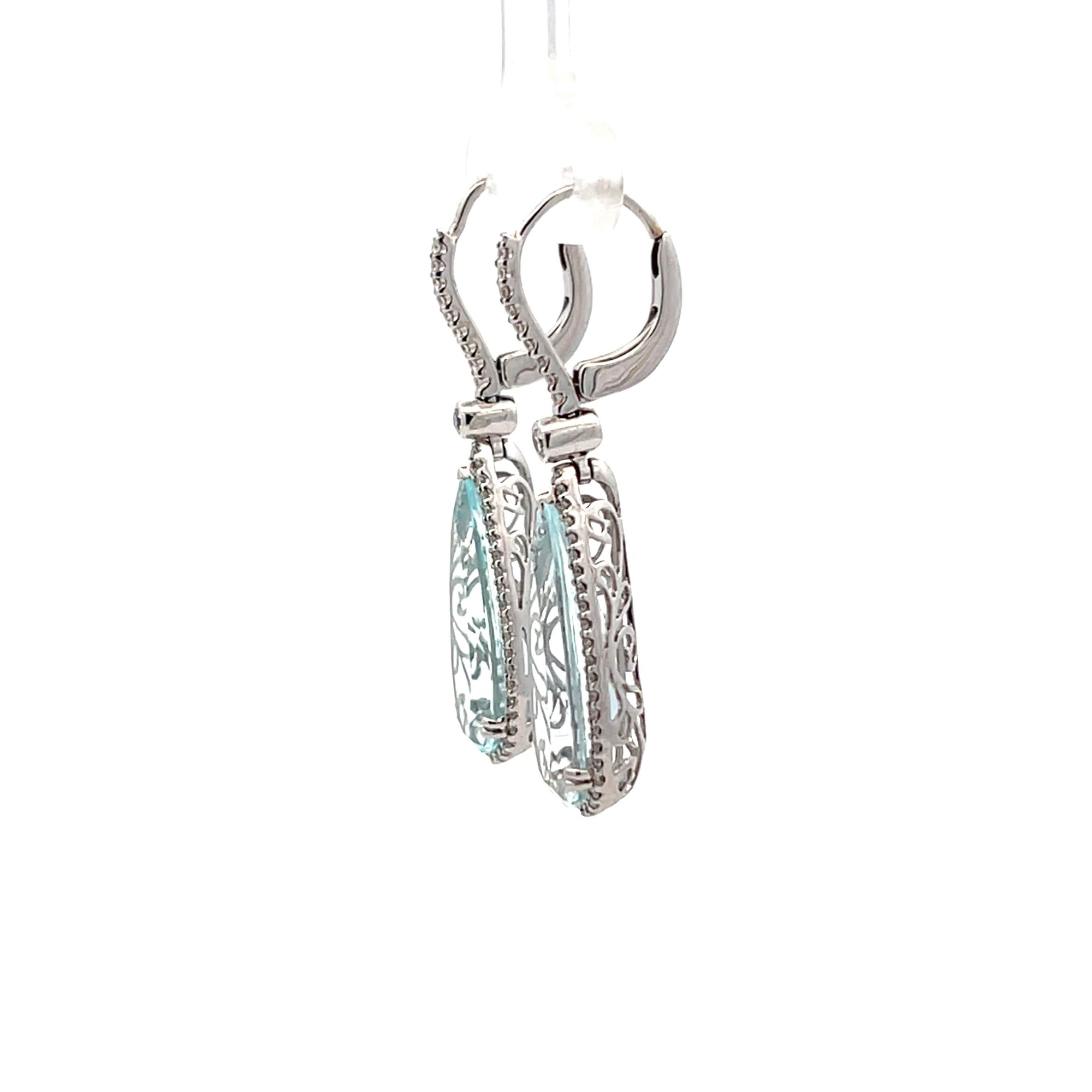 Aquamarine Dangle Earrings