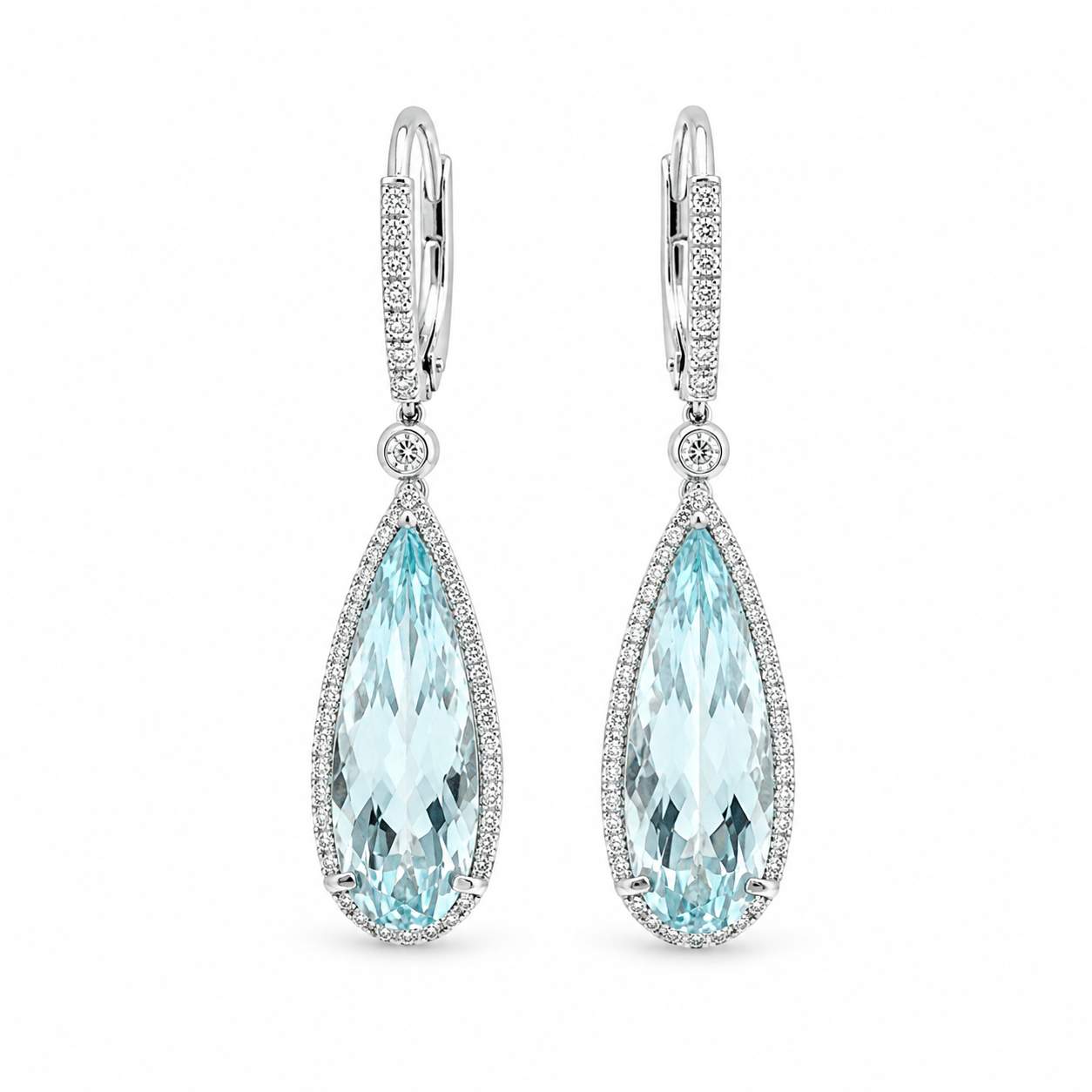 Aquamarine Dangle Earrings