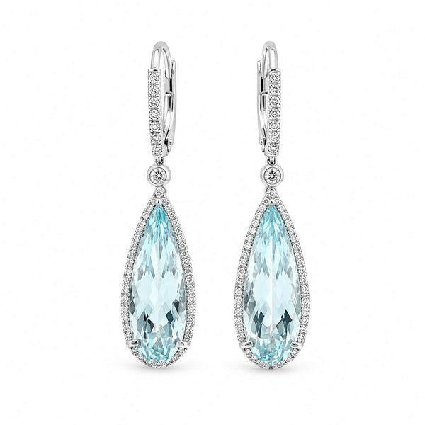 Aquamarine Dangle Earrings