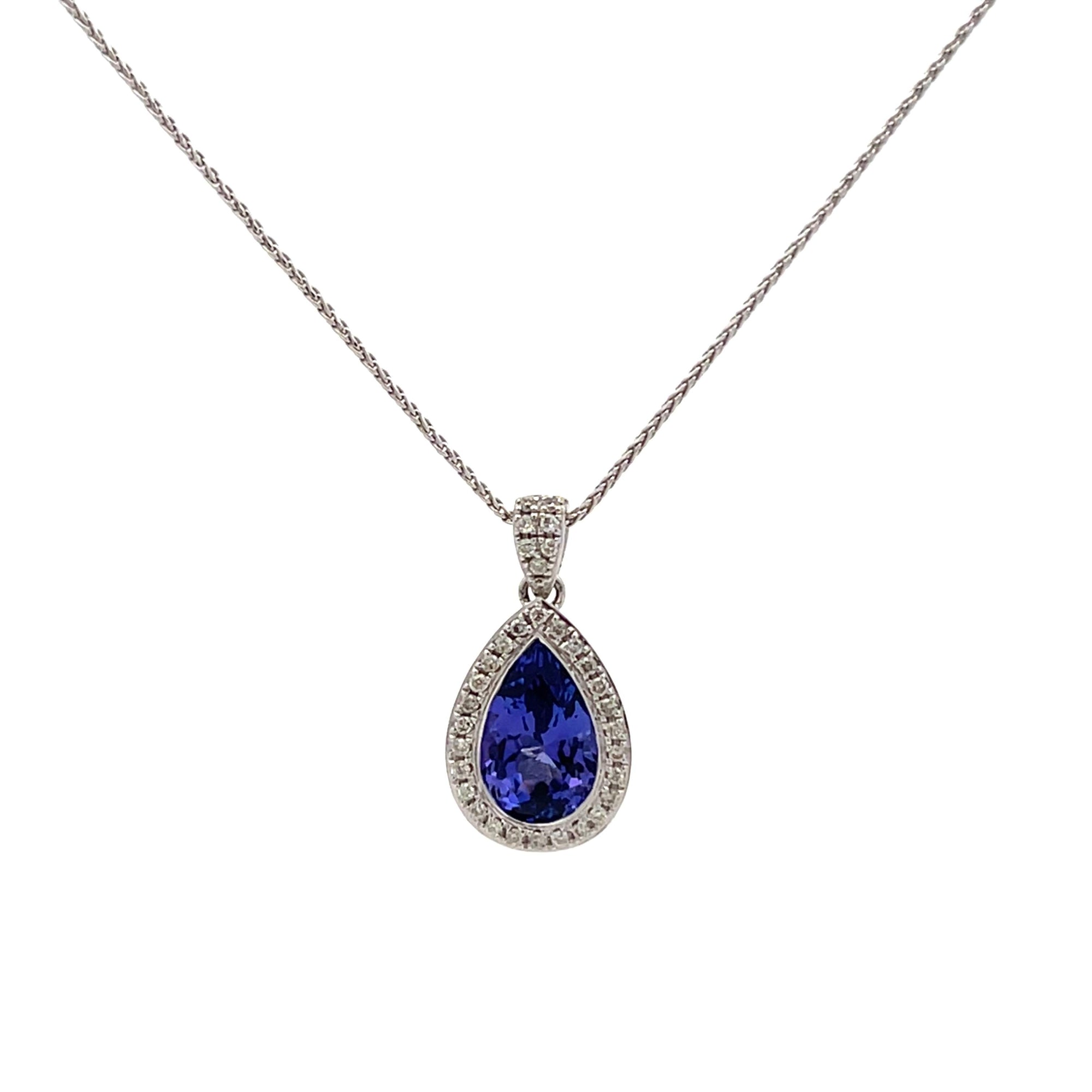 Tanzanite Pendant Necklace