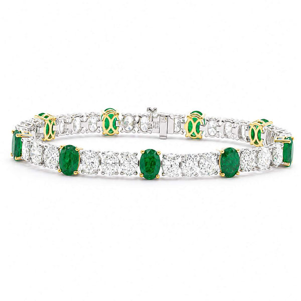 Emerald Tennis Necklace