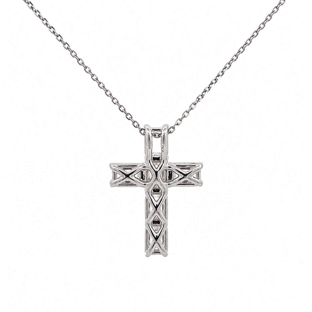 Diamond Cross Pendant Necklace