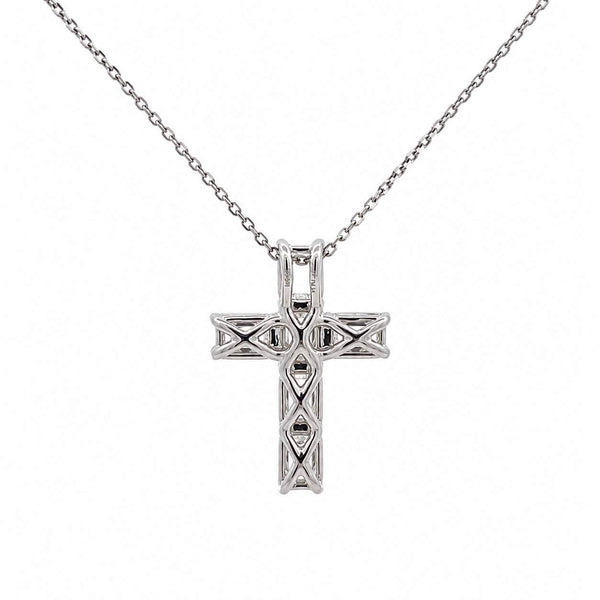 Diamond Cross Pendant Necklace