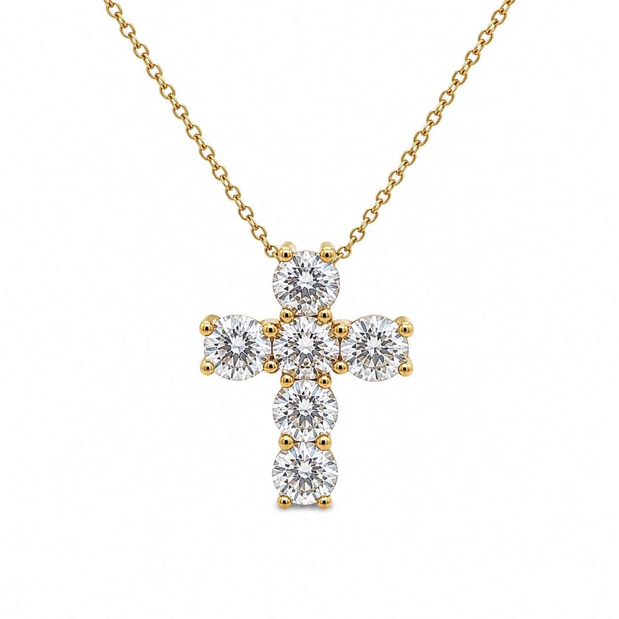 Diamond Cross Pendant Necklace