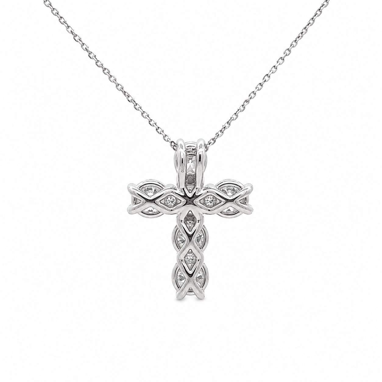 Diamond Cross Pendant Necklace