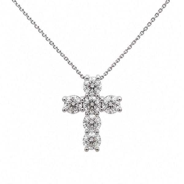 Diamond Cross Pendant Necklace