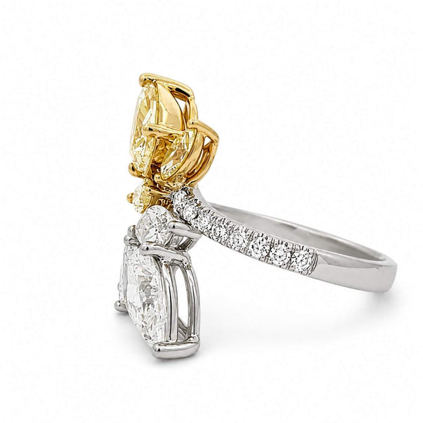 Diamond Bypass Ring