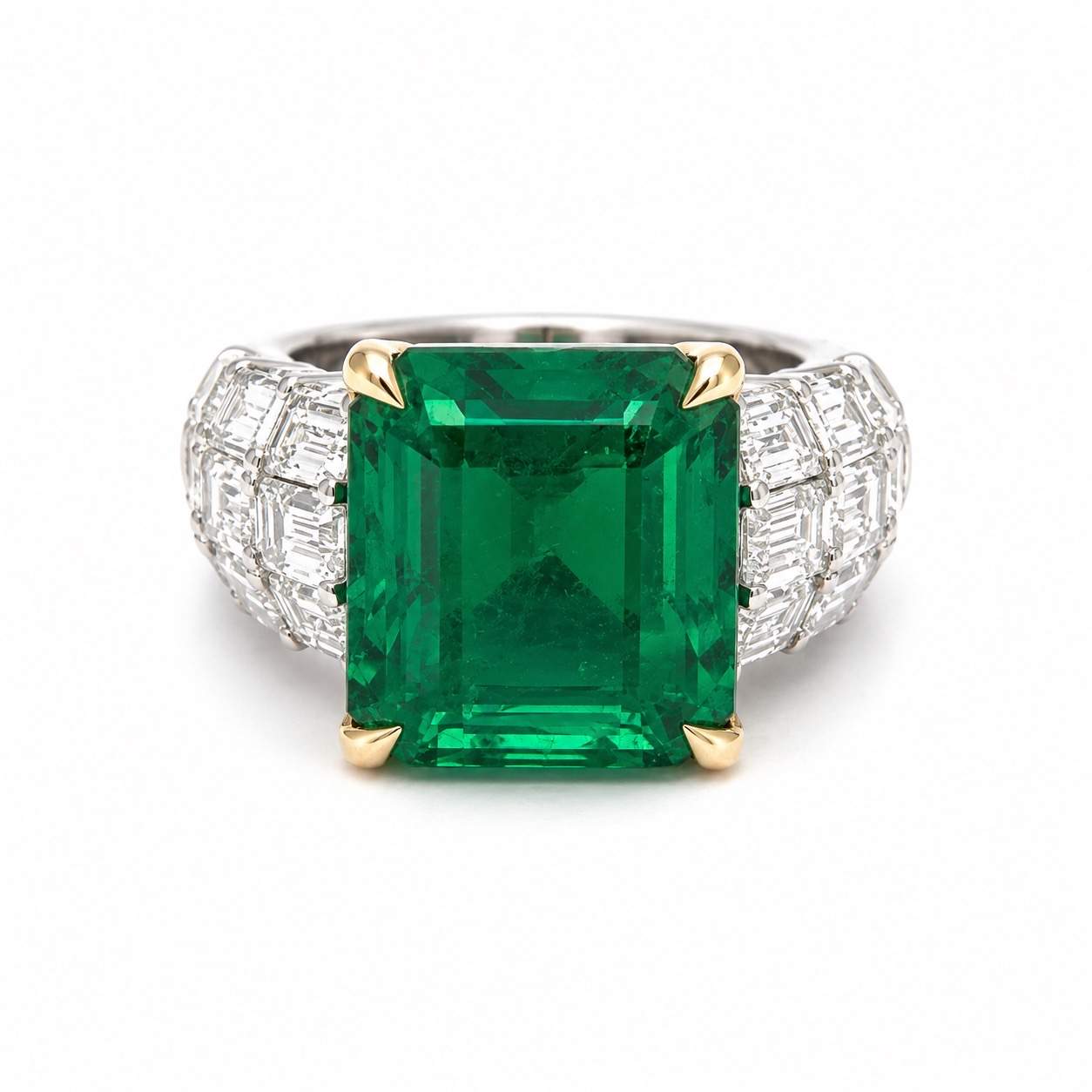 Emerald Engagement Ring
