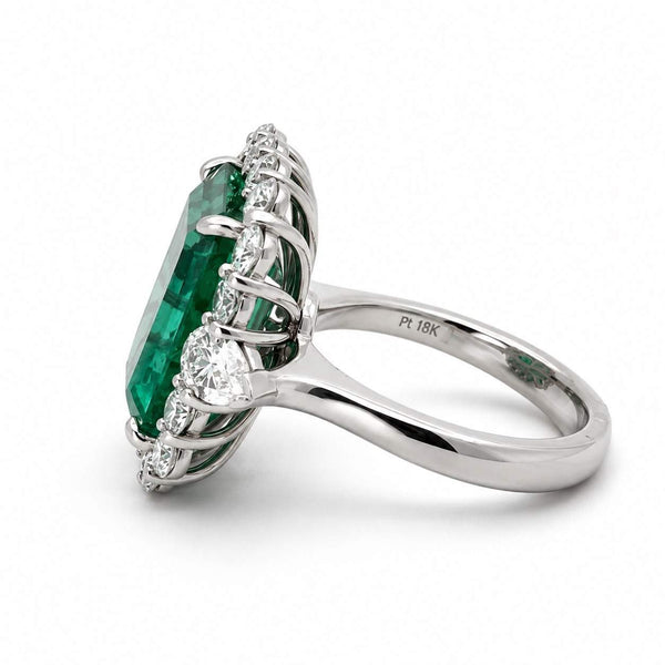 Emerald Engagement Ring
