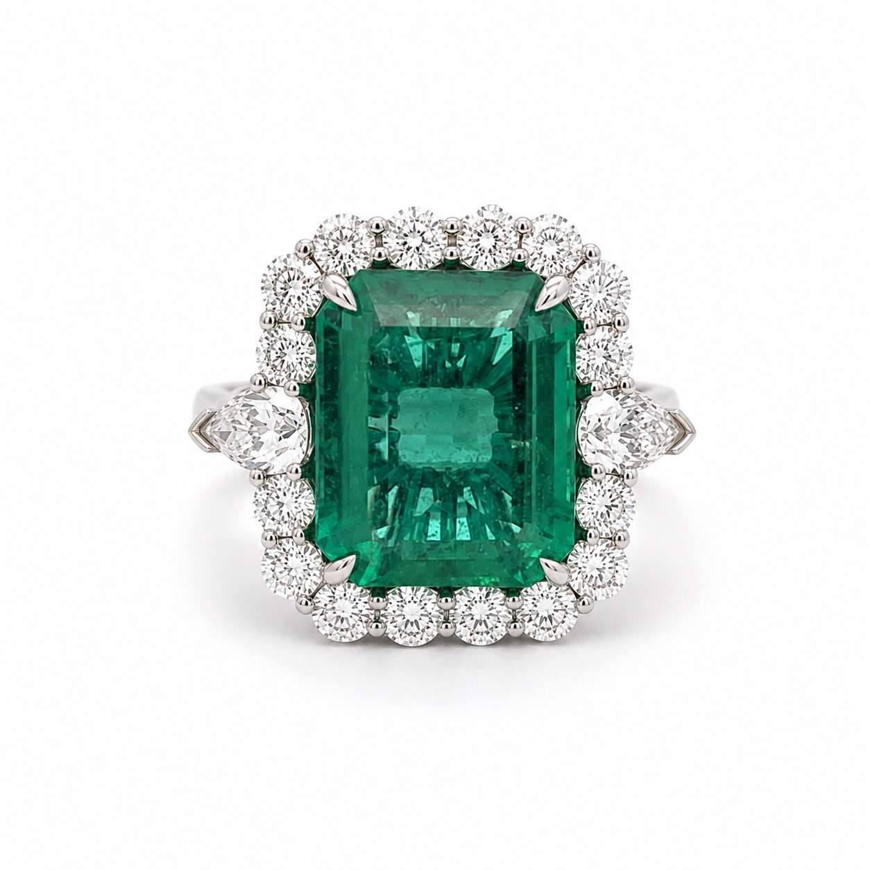 Emerald Engagement Ring