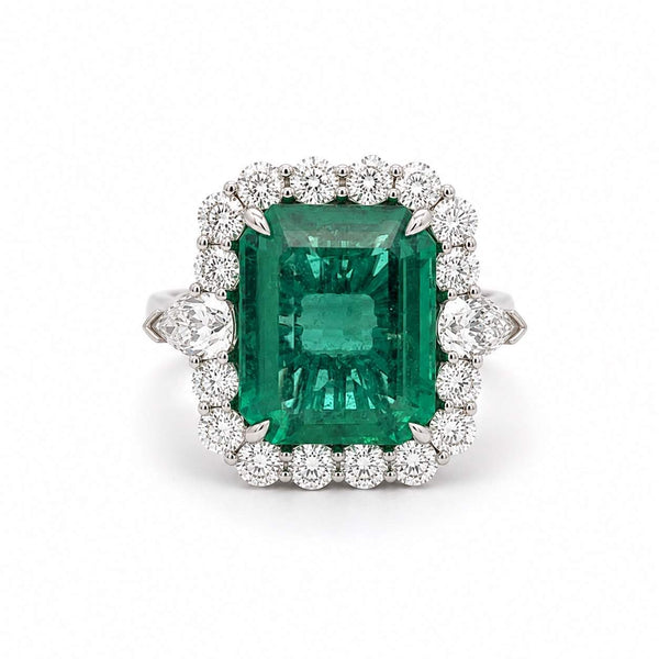 Emerald Engagement Ring