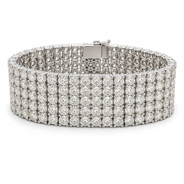 5-Row Diamond Tennis Bracelet