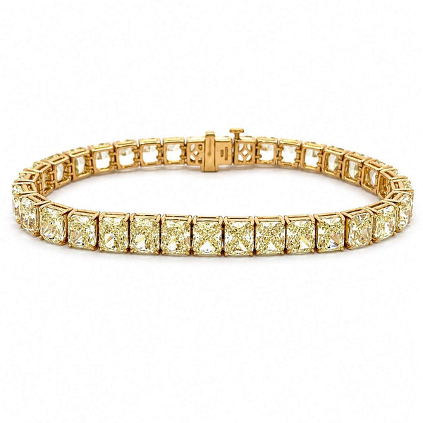 Yellow Diamond Tennis Bracelet