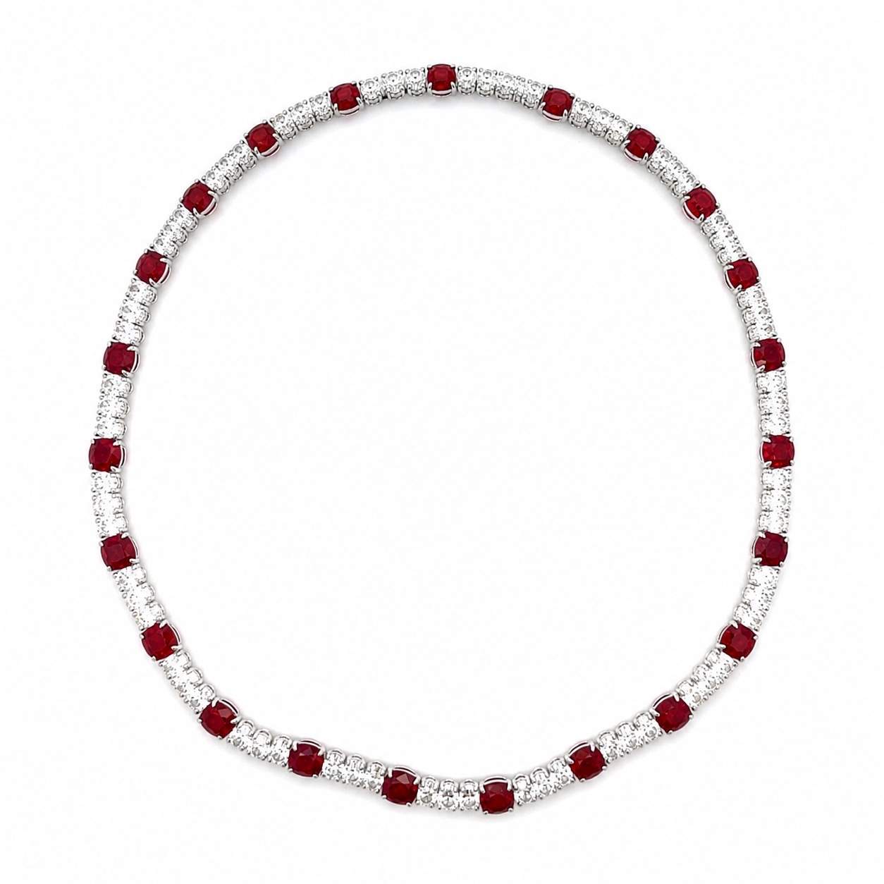 Ruby Riviera Tennis Necklace