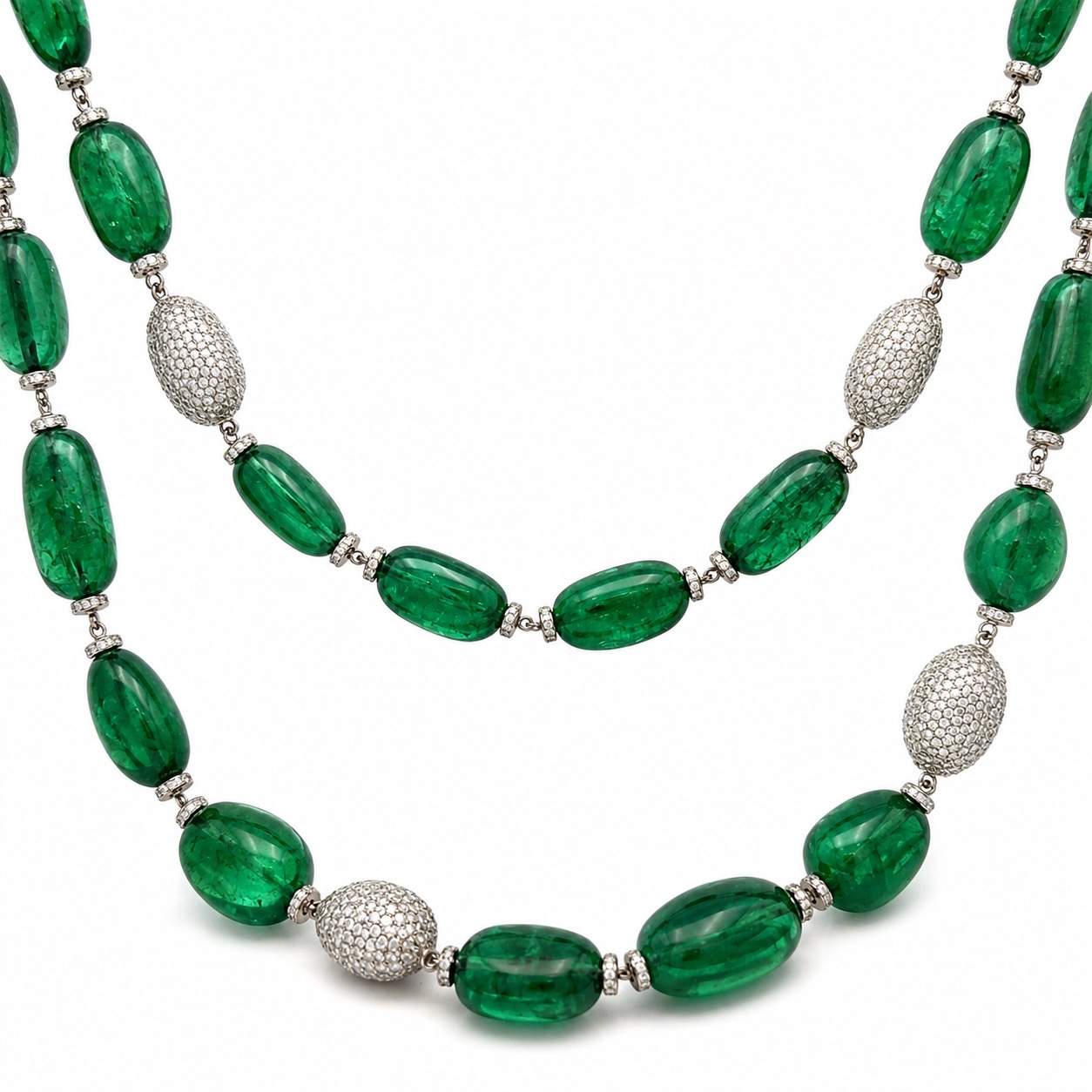 Emerald Long Necklace