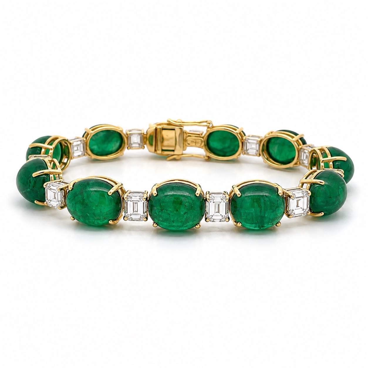 Emerald & Diamond Bracelet