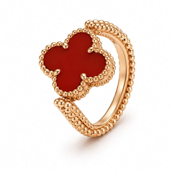 Van Cleef & Arpels Vintage Alhambra Reversible Ring