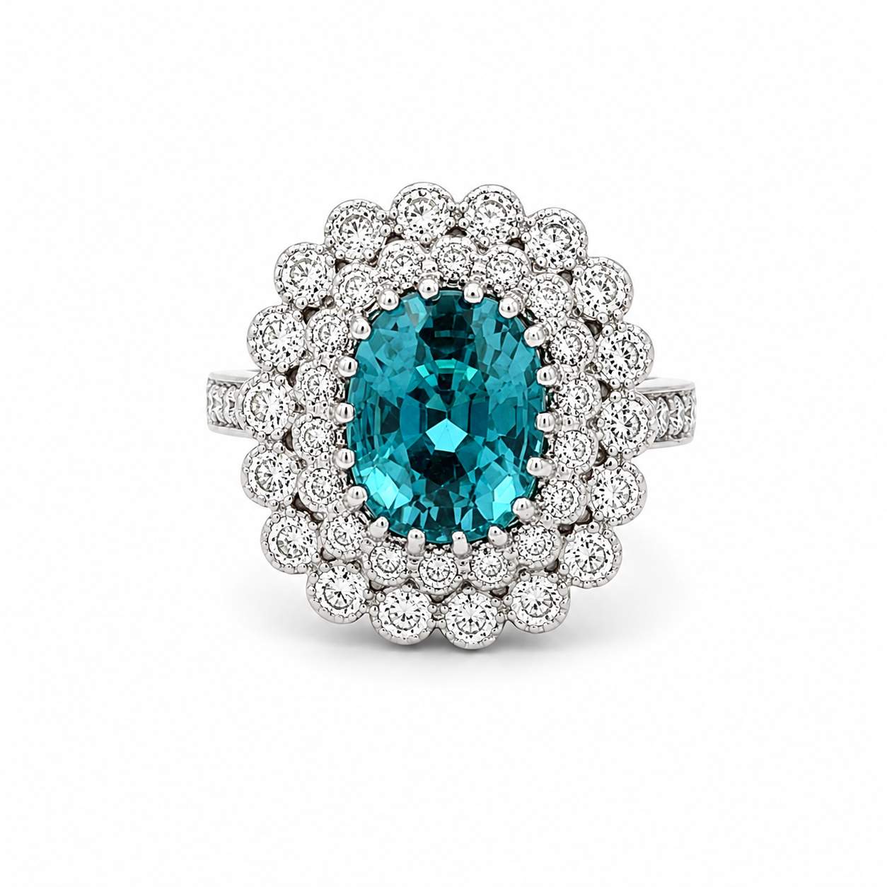Zircon & Diamond Ring