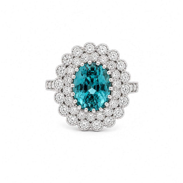Zircon & Diamond Ring