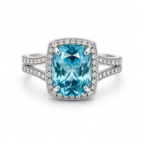 Zircon & Diamond Ring