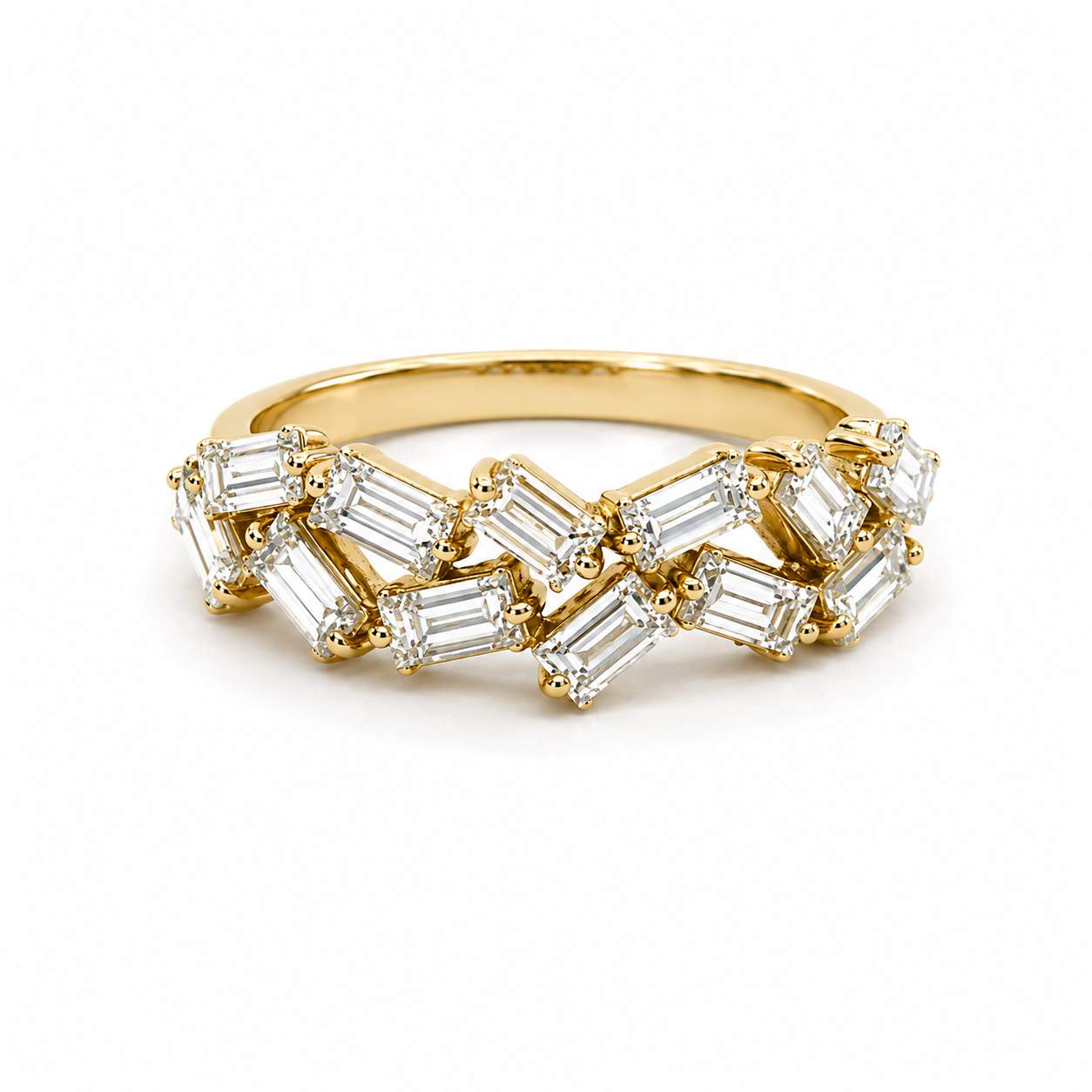 2-Row Diamond Ring