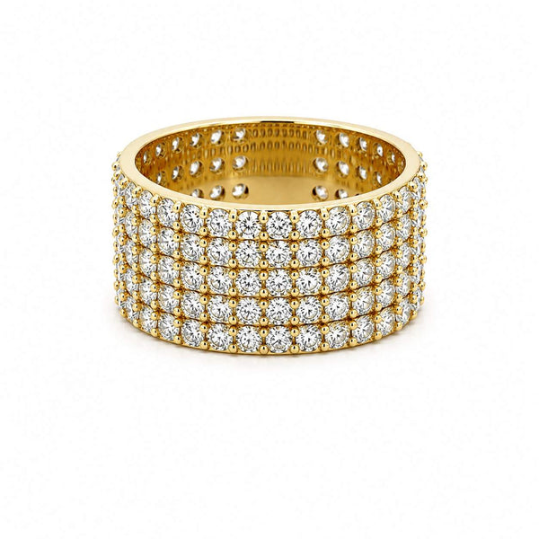 Wide Diamond Ring